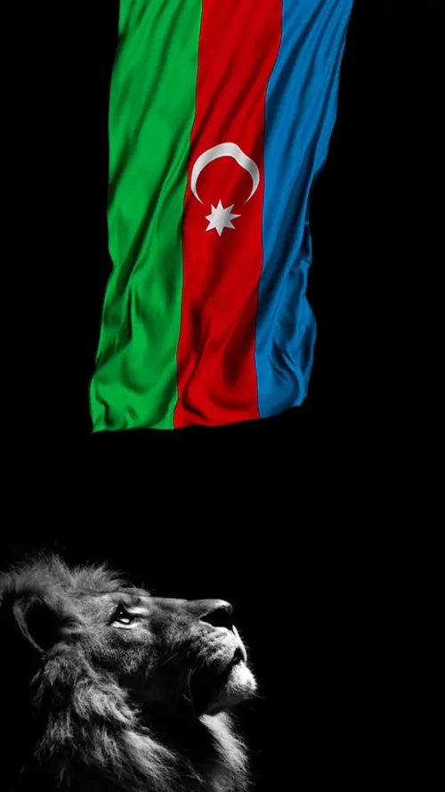 Qara ekran şəkli Azərbaycan bayrağı