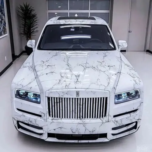 Ağ rəngdə Rolls Royce şəkilləri