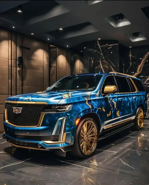 Göy rəng cadillac
