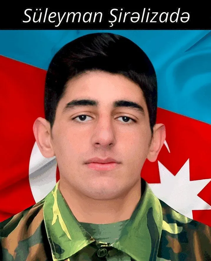 Bu gün Şəhid Süleyman Şirəlizadənin doğum günüdür