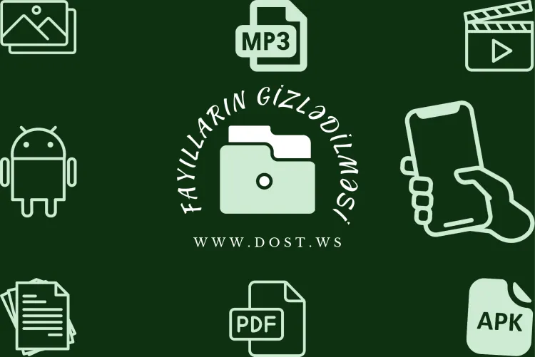 Telefondakı fayılların gizlədilməsi - Proqramsız
