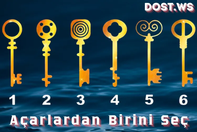 Açarlardan birini seçin